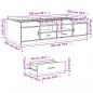 Preview: Tagesbett mit Schubladen Sonoma-Eiche 100x200 cm Holzwerkstoff