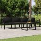 Preview: ARDEBO.de - 5-tlg. Garten-Lounge-Set mit Kissen Aluminium Anthrazit