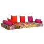 Preview: 2-Sitzer Modularer Pouf Patchwork Stoff 