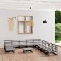 Preview: ARDEBO.de - 12-tlg. Garten-Lounge-Set Massivholz Kiefer