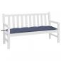 Preview: Gartenbank-Auflage Marineblau 150x50x7 cm Oxford-Gewebe