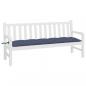 Preview: Gartenbank-Auflage Marineblau 180x50x7 cm Oxford-Gewebe