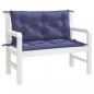 Preview: Gartenbank-Auflagen 2 Stk. Marineblau 100x50x7 cm Oxford-Gewebe