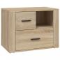 Preview: Nachttisch Sonoma-Eiche 60x36x45 cm Holzwerkstoff