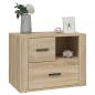 Preview: Nachttisch Sonoma-Eiche 60x36x45 cm Holzwerkstoff