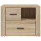 Preview: Nachttisch Sonoma-Eiche 60x36x45 cm Holzwerkstoff