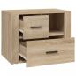 Preview: Nachttisch Sonoma-Eiche 60x36x45 cm Holzwerkstoff