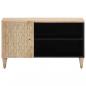 Preview: TV-Schrank 80x31x46 cm Massivholz Mango