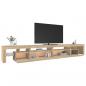 Preview: TV-Schrank mit LED-Leuchten Sonoma-Eiche 290x36,5x40 cm