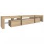 Preview: TV-Schrank mit LED-Leuchten Sonoma-Eiche 215x36,5x40 cm