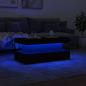 Preview: Couchtisch mit LED-Leuchten Weiß 90x50x40 cm