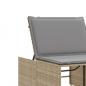 Preview: Sonnenliegen 2 Stk. mit Tisch Beige Poly Rattan