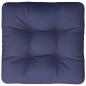 Preview: Palettenkissen Marineblau 60x60x12 cm Stoff