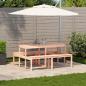 Preview: Picknicktisch 160x134x75 cm Massivholz Douglasie