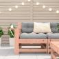 Preview: Gartensofa mit Armlehne und Beistelltisch Massivholz Douglasie