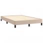 Preview: Boxspringbett mit Matratze & LED Cappuccino-Braun 120x190 cm