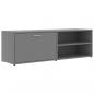 Preview: TV-Schrank Grau 120x34x37 cm Holzwerkstoff