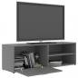 Preview: TV-Schrank Grau 120x34x37 cm Holzwerkstoff