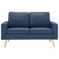 Preview: 2-Sitzer-Sofa Blau Stoff