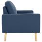 Preview: 2-Sitzer-Sofa Blau Stoff