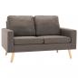 Preview: 2-Sitzer-Sofa Taupe Stoff