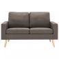 Preview: 2-Sitzer-Sofa Taupe Stoff