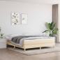 Preview: ARDEBO.de - Boxspringbett mit Matratze Creme 180x200 cm Stoff