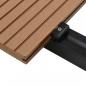 Preview: WPC Massive Terrassendielen mit Zubehör 16 m² 2,2 m Teak