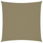 Preview: Sonnensegel Oxford-Gewebe Quadratisch 4x4 m Beige