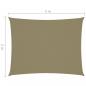 Preview: Sonnensegel Oxford-Gewebe Rechteckig 2x3 m Beige