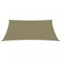 Preview: Sonnensegel Oxford-Gewebe Rechteckig 2,5x4,5 m Beige