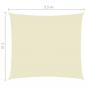 Preview: Sonnensegel Oxford-Gewebe Rechteckig 2x3,5 m Creme