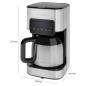 Preview: ProfiCook PC-KA 1191 Kaffeeautomat, Sensor Touch, 1,2 L, 24-Stunden-Timer, edelstahl/schwarz (501191)