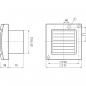 Preview: Maico ECA 120 KF Kleinraumventilator (0084.0011)