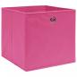 Preview: Aufbewahrungsboxen 4 Stk. Rosa 32x32x32 cm Stoff