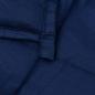 Preview: Gewichtsdecke Blau 138x200 cm 10 kg Stoff