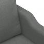 Preview: 2-Sitzer-Sofa Dunkelgrau 140 cm Stoff