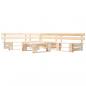 Preview: ARDEBO.de - 4-tlg. Paletten-Lounge-Set Holz Natur