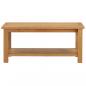 Preview: ARDEBO.de - Couchtisch 90 x 45 x 40 cm Eiche Massivholz