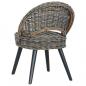 Preview: Sessel Kubu-Rattan Schwarz