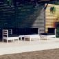 Preview: ARDEBO.de - 6-tlg. Garten-Lounge-Set mit Kissen Kiefer Massivholz