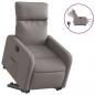 Preview: Relaxsessel mit Aufstehhilfe Elektrisch Taupe Stoff