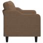 Preview: 2-Sitzer-Sofa Braun 140 cm Stoff