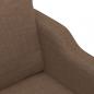 Preview: 2-Sitzer-Sofa Braun 140 cm Stoff