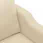 Preview: 3-Sitzer-Sofa Creme 180 cm Stoff