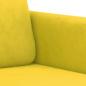 Preview: 3-Sitzer-Sofa Gelb 180 cm Samt