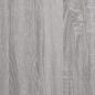 Preview: Konsolentisch mit Ablage Grau Sonoma 75x29x75cm Holzwerkstoff