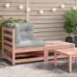 Preview: ARDEBO.de - Garten-Ecksofa mit Kissen und Hocker