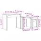 Preview: Satztische 3 Stk. Räuchereiche Holzwerkstoff