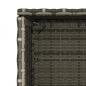 Preview: Gartenschrank Grau 50x55x115 cm Poly Rattan